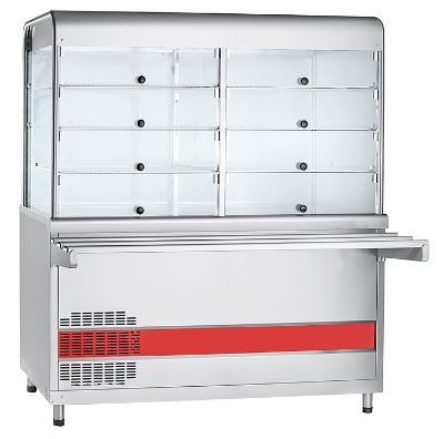 Прилавок-витрина Abat Аста ПВВ(Н)-70КМ-С-01-НШ