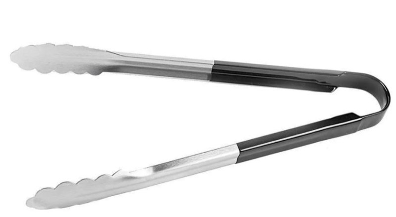 Щипцы для гриля 40 см,с черными силиконовыми прихватами, P.L. Proff Cuisine