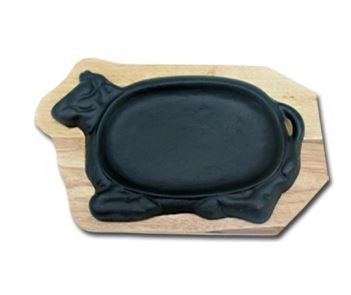 Сковорода на подставке 27х18см[DSU-S-SN (COW)]