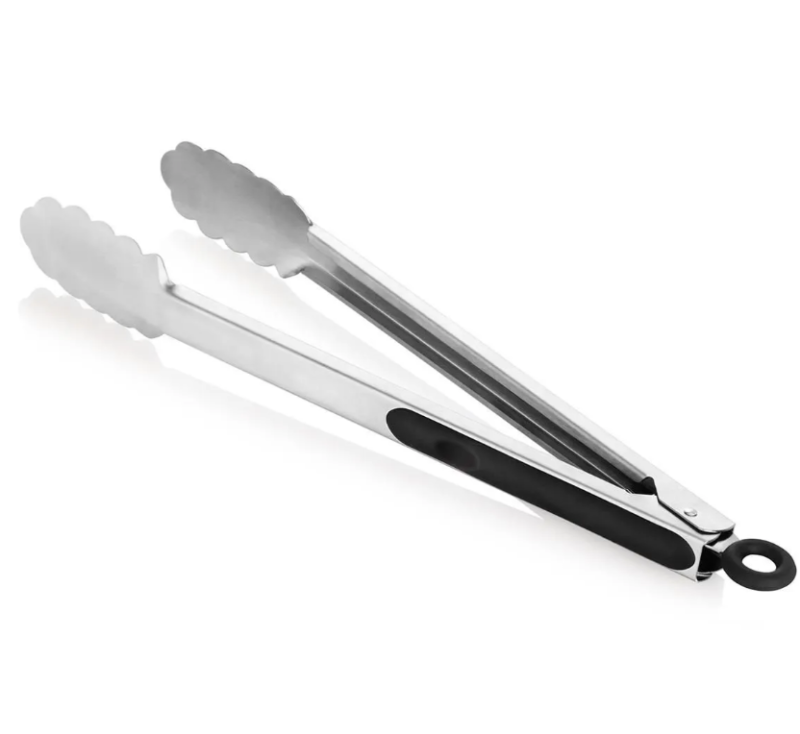 Щипцы для гриля с черной силиконовой ручкой 34,3 см, PL Proff Cuisine