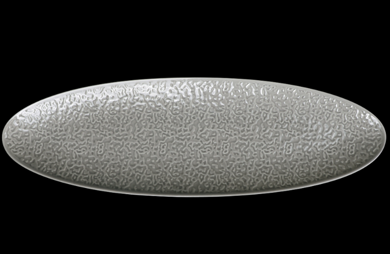 Блюдо овальное 17'' 440х140х23мм, серый "Corone Nori"