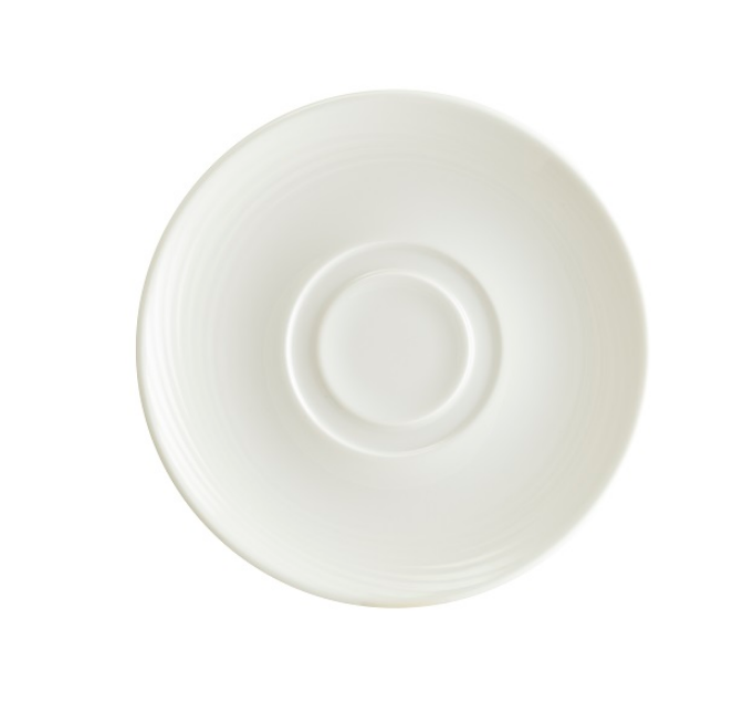 Тарелка d=190 мм. подстановочная Белый Луп (салатник 63105) узкая полоска Bonna