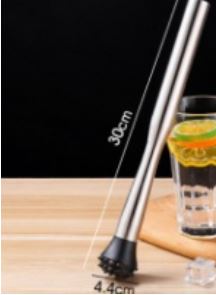 Мадлер 30см. шип нерж/пласт сталь 304