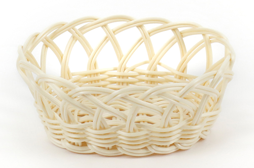 Корзинка 17х11х7см пласт.бежевая [Beige KT4062]