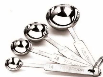Набор мерных ложек нерж.(1,25/2,5/5/15ml) P.L.