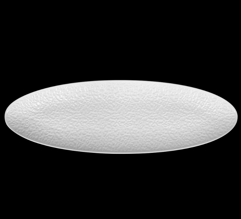 Блюдо овальное 17'' 440х140х23мм, белый "Corone Nori"