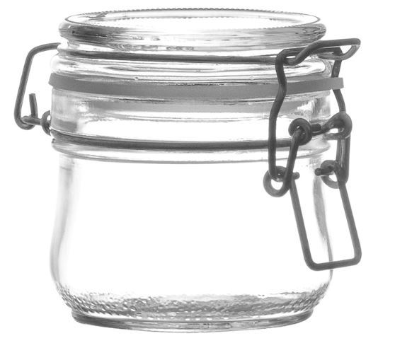 Банка с бугельным замком 250 мл с крышкой