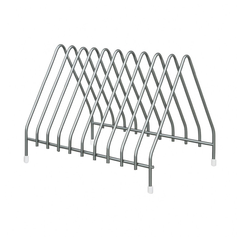 Подставка для досок на 10 шт. 42*29*28 см. нерж.