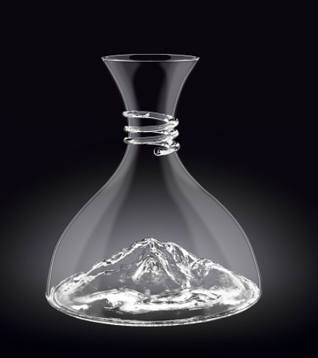 Декантер 1,5 л. d=210 мм. h=240 мм. хр.стекло Wilmax