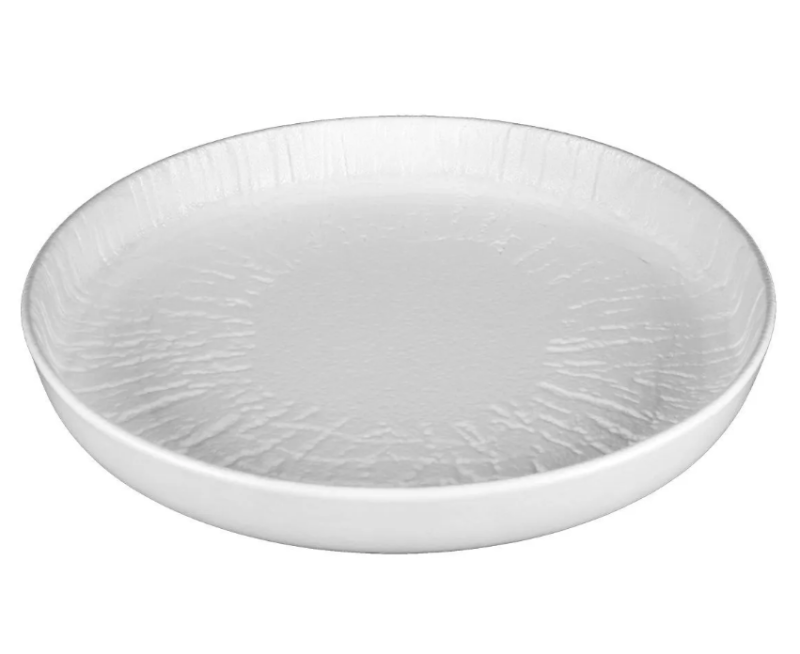 Тарелка круглая с бортом d=23cм, серия "White Raw Wood" P.L. - ProffCuisine