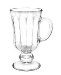 Бокал Айриш Кофе (Irish Coffee) 200 мл. d=76 мм. h=142 мм. Глинтвейн с гранями /12/720/
