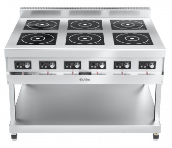 Плита индукционная Abat КИП-69П-5,0 6-ти конфорочная