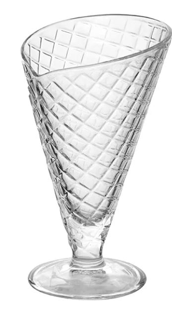 Креманка «Желато»; стекло; 220мл; D=90/70,H=168мм; прозр.