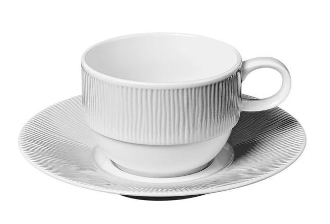 Чайная пара 250 мл, фарфор "NOBLE" серия "NEO SILK"