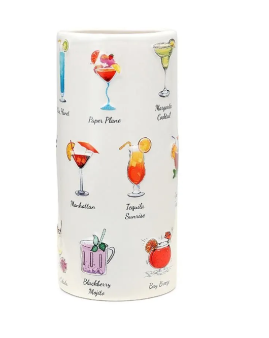 Коктейльный бокал 570 мл,"Тики"Cocktails d 7,3 см h16,6 см белый керамика, P.L.- Barbossa