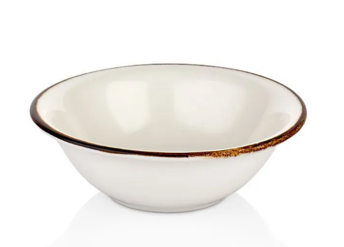 Салатник "GLEAM" 18см.650мл. фарфор By Bone