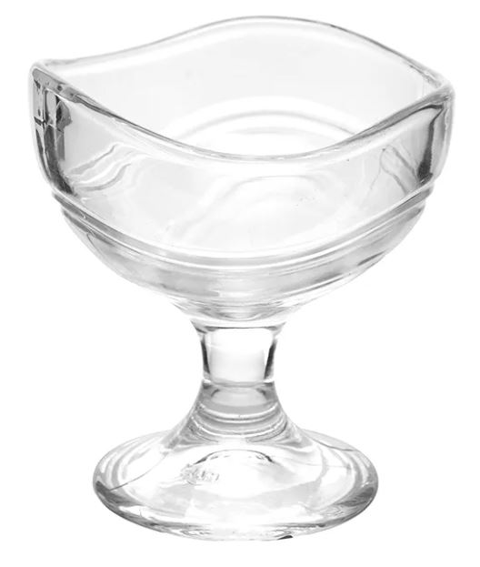 Креманка «Акапулько джуниор» стекло; 160мл; D=95/65,H=100,L=25мм; прозр.