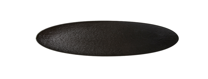 БЛЮДО овальное 19'' 485х115мм, черный "Corone Grafica"
