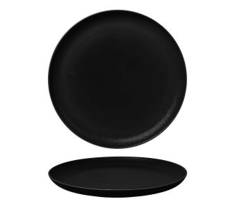 Тарелка с бортом d=23 cм,фарфор "NOBLE" серия "Fine Plus-Black Sand"