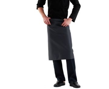 Фартук шеф-повара серый [00300]