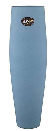 Ваза для цветов стекло 40см Fino Satin Grey