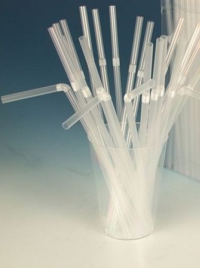 Трубочки кокт. 0,5*21 см. 250 шт/уп. гофрир. прозрачные /1/48/