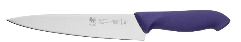 Нож поварской 180/310 мм. Шеф фиолетовый антибактер. ручка HoReCa Icel /1/6/