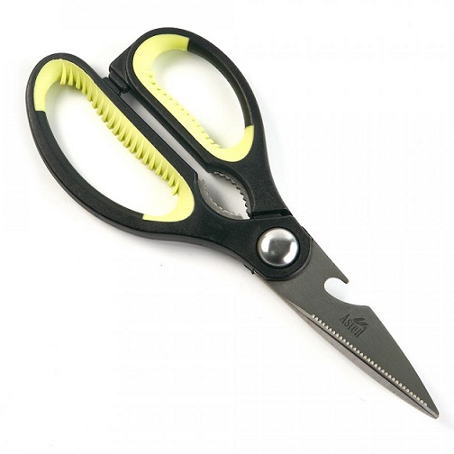 Ножницы кухонные AST-004-НЖ-001 (20см.), нерж. ручка