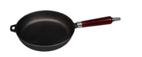 Сковорода с деревянной ручкой, 24 см, чугун, P.L. Proff Cuisine