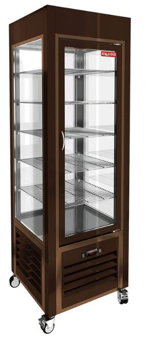 Витрина кондитерская вертикальная HICOLD VRC 350 Brown FR