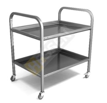 Тележка для сбора посуды 2-уровневая ТС-2 8/5