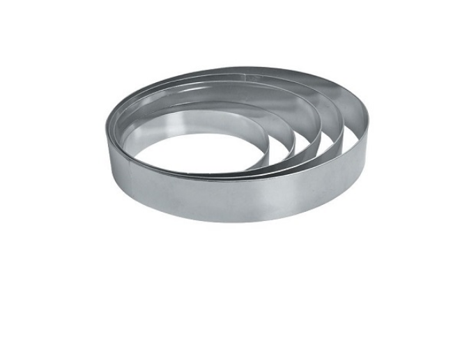 Форма кондитерская "Круг" d=10 см. h=3,5 см. нерж. MGsteel