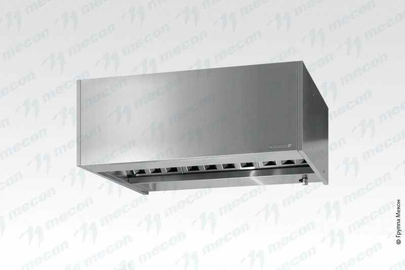 Зонт вытяжной универсальный ЗВУн - 1000*800*350 "Norma Inox" (к-т светильников)