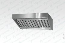 Зонт вытяжной полуоткрытый ЗВПн - 1000*1000*350 "Norma Inox", пристенный