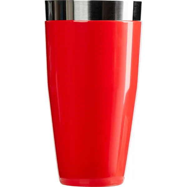 Стакан д/шейкера сталь нерж.,винил; 750мл; D=93/60,H=170мм; металлич.,красный