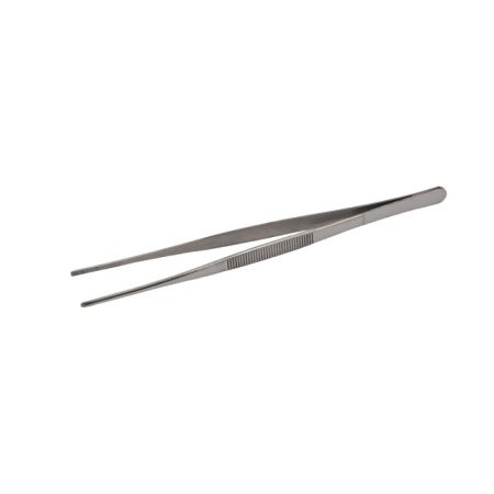 Щипцы (пинцет) 25 см. прямые, прямой кончик, нерж. MGsteel /1/