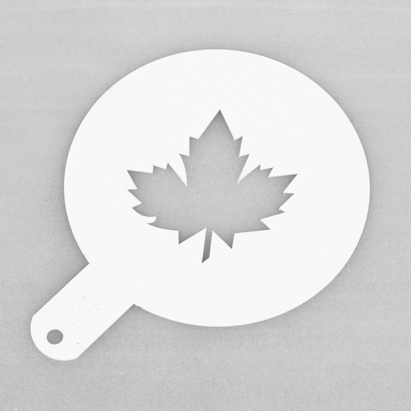 Трафарет пластиковый "Кленовый лист" P.L. Proff Cuisine