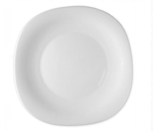 Тарелка NORMA CLASSIC 21,5 х 19,5 х 1,9 см опаловое стекло (СТЕКЛОКЕРАМИКА)