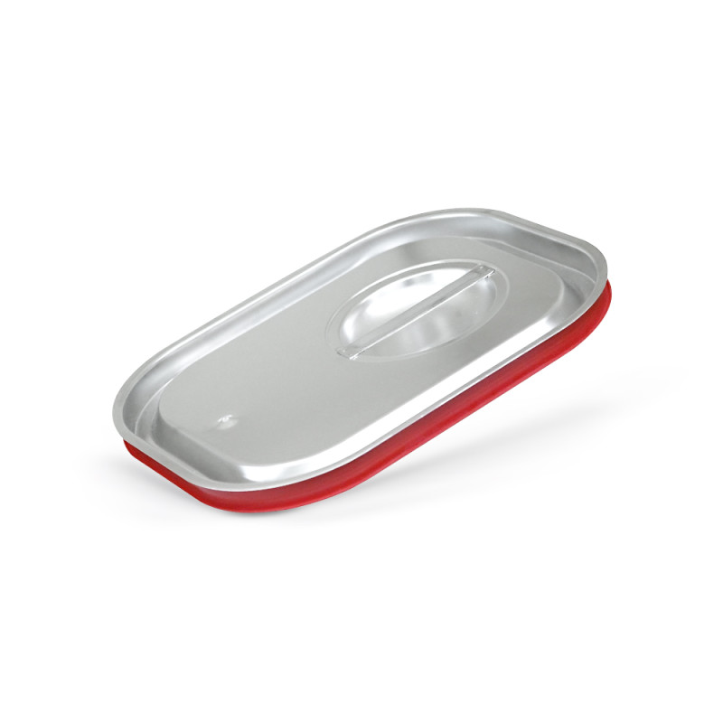 Крышка Luxstahl из нержавеющей стали с уплотнителем для GN 1/2 [812-LRP]