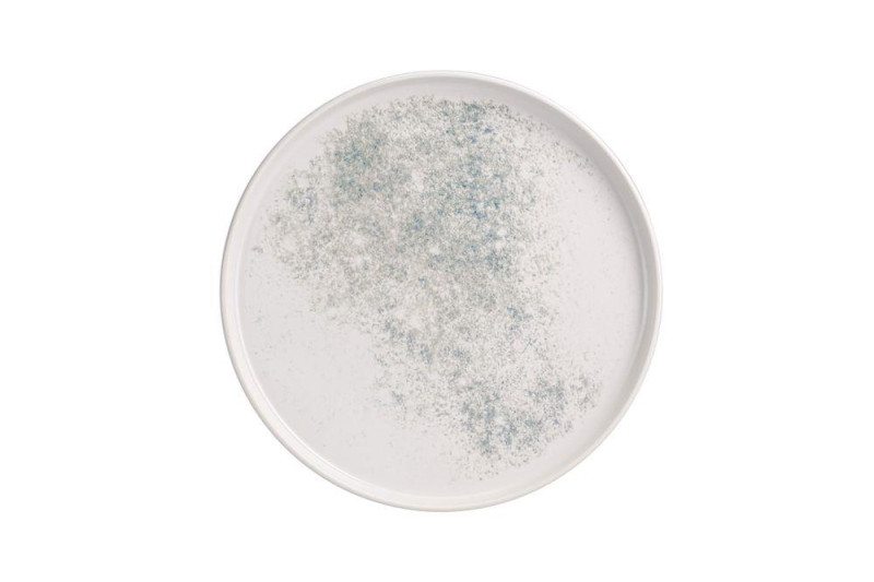Тарелка с вертикальным бортом 21см Smoky Matte Blue