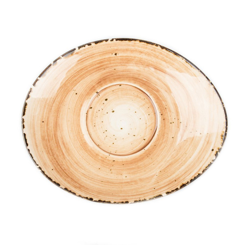 Блюдце 18*15 см к бульонной чашке арт.81223089