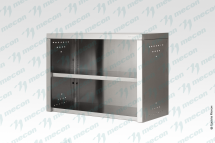 Полка навесная закрытая ПНЗн - 900*400*600 "Norma Inox", полка сплошная