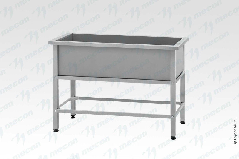 Ванна котломоечная ВМСн "Norma Inox", 1 м/о(700х500х400), 900х700х850 (ножка профильная, тр. 40*40)