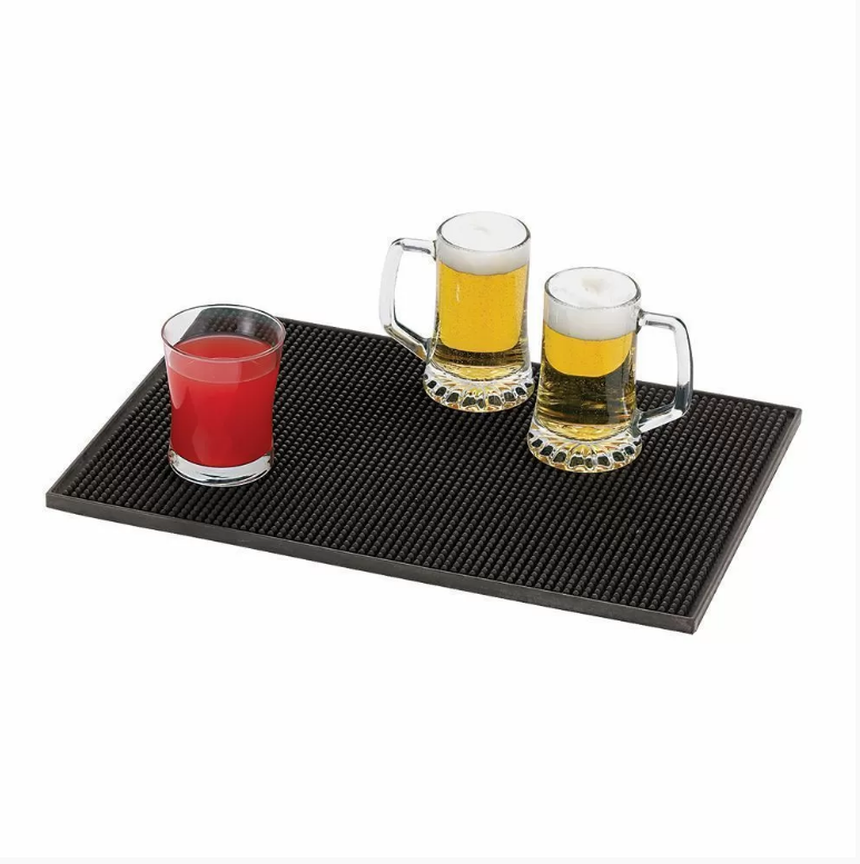 Коврик барный широкий 45*31*1 см, резиновый, P.L. - BarWare