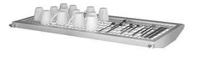 Полка для стаканов и столовых приборов шкафа ШЗДП-4- 950-02-1