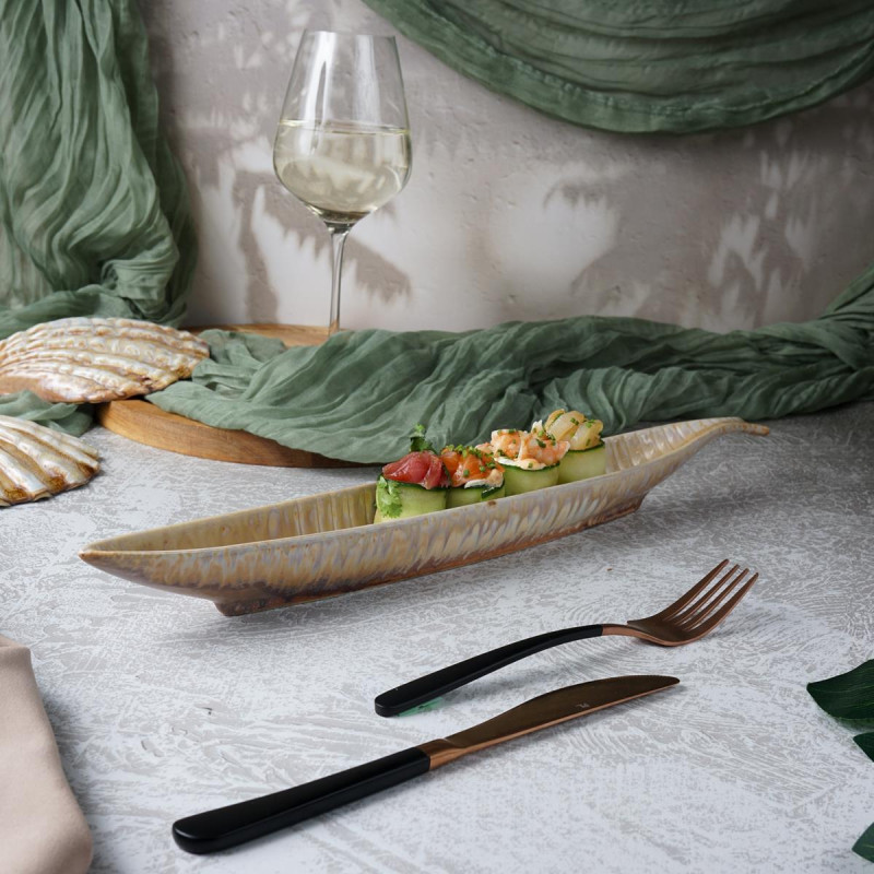 Блюдо 44 см,керамика "Frutti di Mare" P.L.