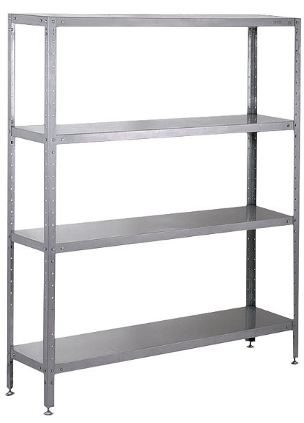 Стеллаж со сплошными полками ATESY СТК-600/400 оц