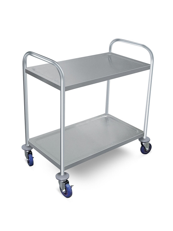 Тележка сервировочная LUXSTAHL 2-х ярусная