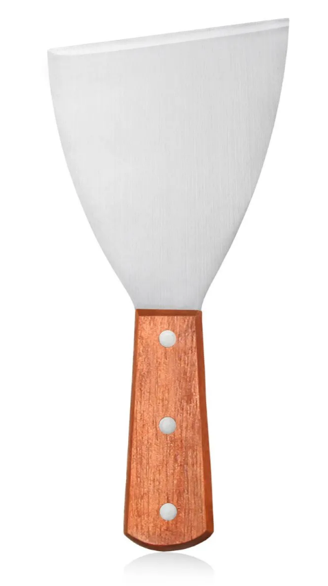 Лопатка-шпатель,металлическая 11*10 см,деревянная ручка P.L. Proff Cuisine