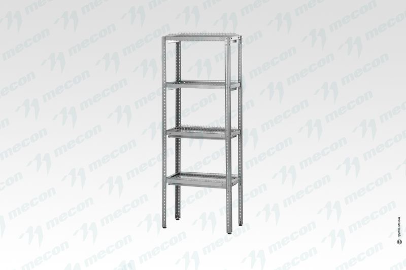 Стеллаж для сушки посуды ССПб - 800*300*1600 "Base" (сетки "стаканы" - 2 шт.; сетки "тарелки" - 2 шт